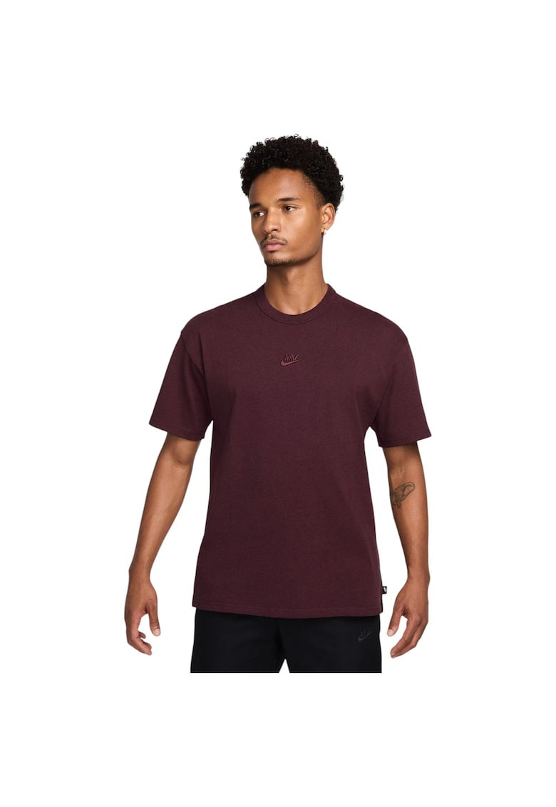 Tricou sport barbati Premium Essentials - croiala lejera - bumbac organic - visiniu