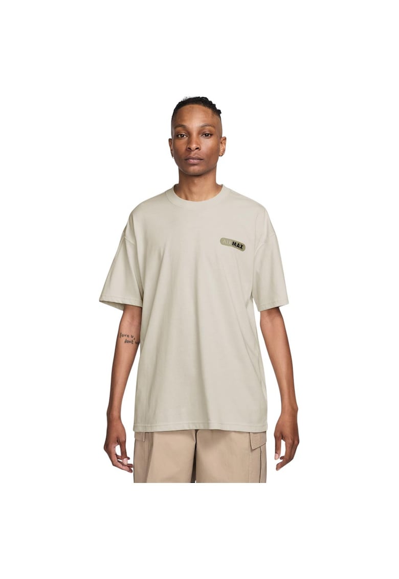 Tricou sport Sportswear Max90 - maneca scurta - confortabil - bumbac - bej
