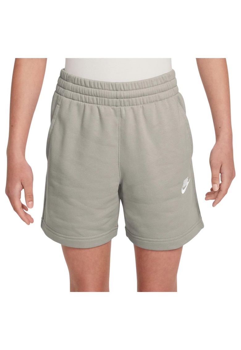 Pantaloni scurti sport copii Futura - confortabili - cu buzunare - bej - bumbac/poliester