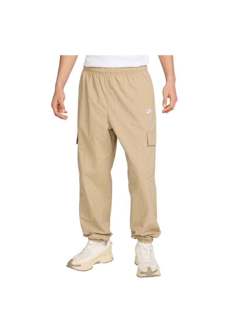 Pantaloni sport barbati Club HJ1990 - croiala lejera - talie elastica - nylon - bej