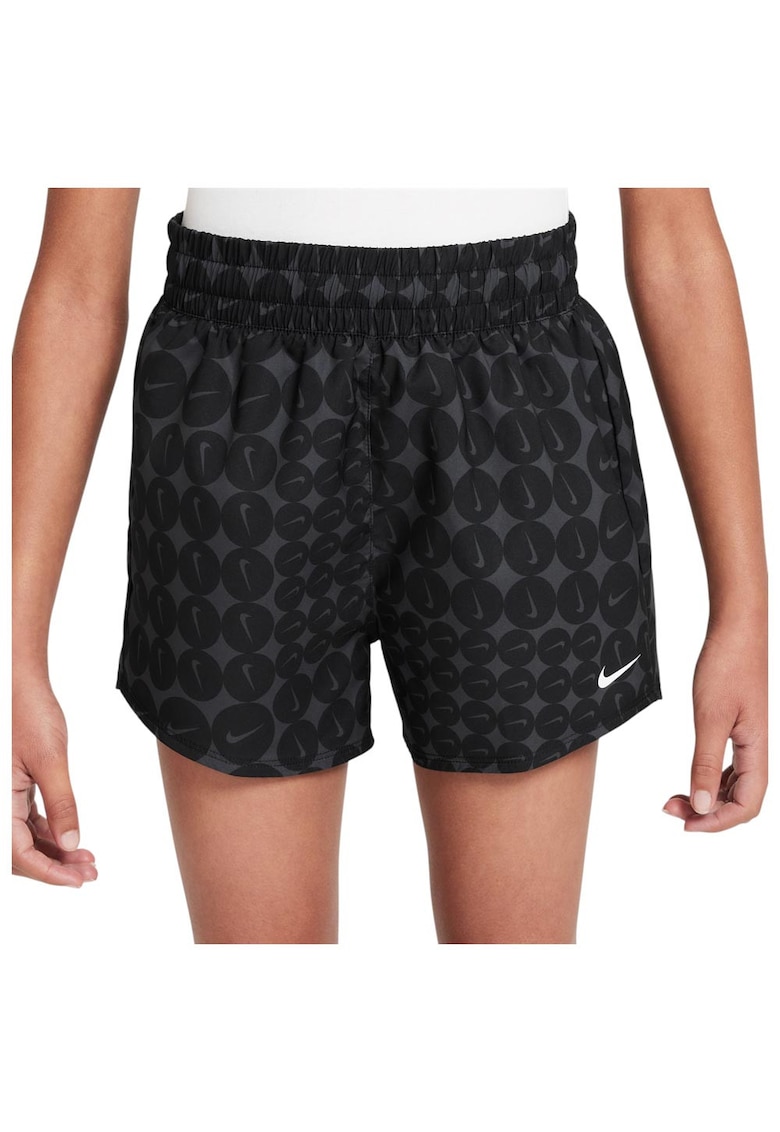 Pantaloni sport copii - pantaloni scurti One - poliester - neagra