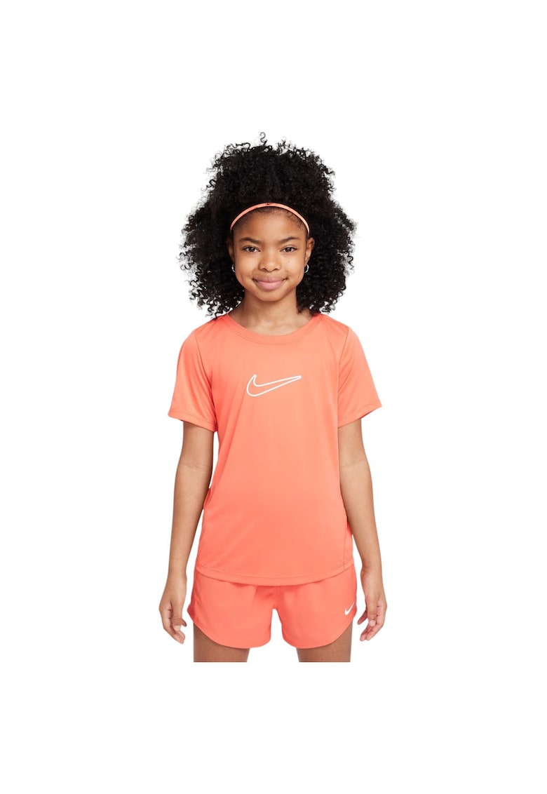 Tricou pentru copii One Fitted - maneca scurta - portocaliu - poliester