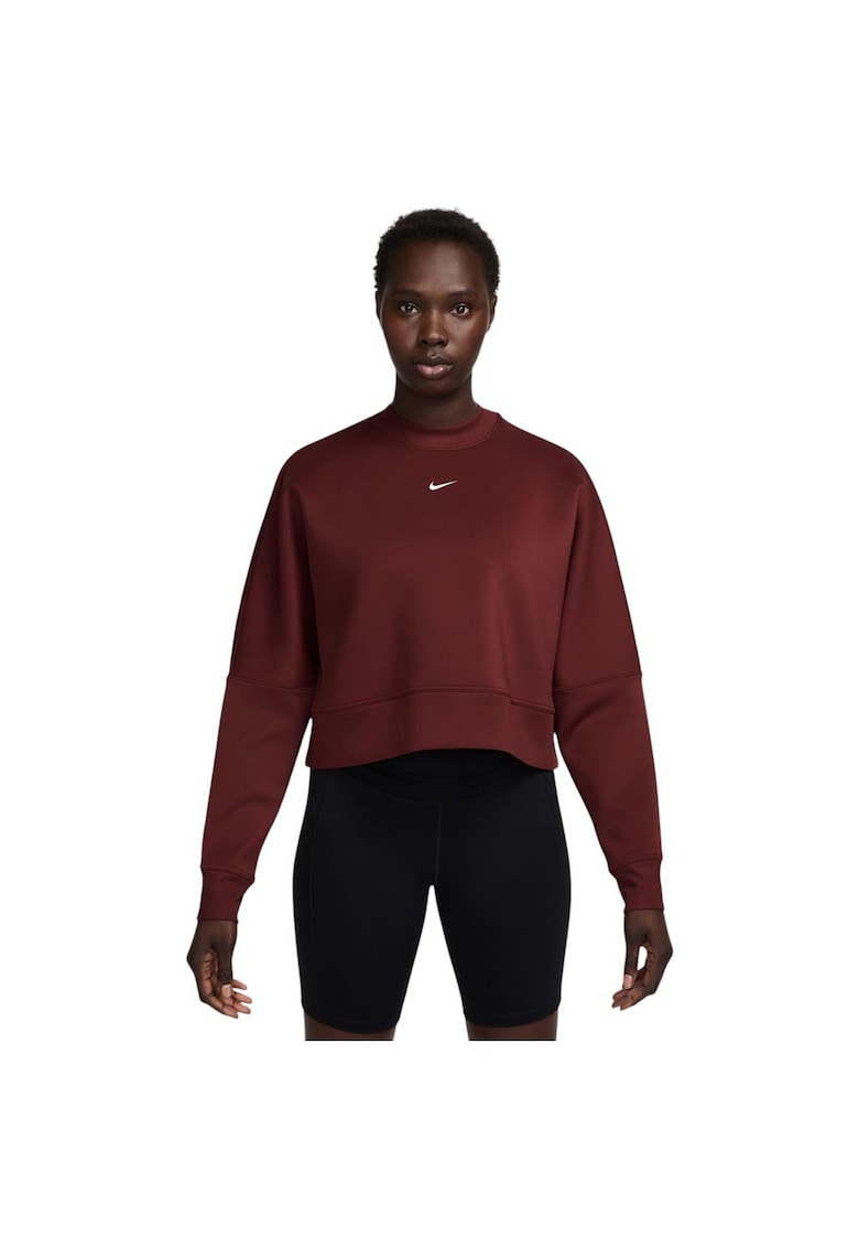 Top scurt - Prima - guler rotund - visiniu - nylon - set sportiv pentru femei