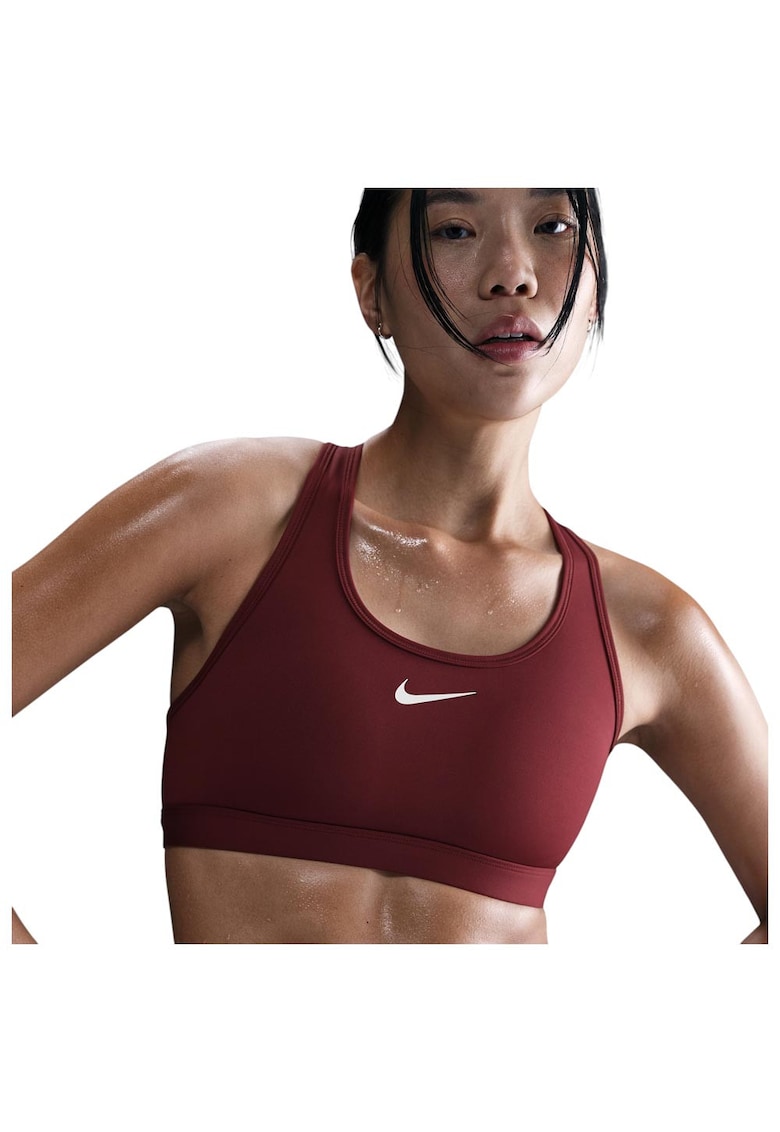 Bustiera sport DX6821 - Poliester/Elastan - Visiniu