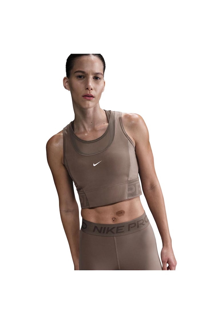 Maiou sport dama Pro Dri-FIT - design crop - maro - poliester/spandex