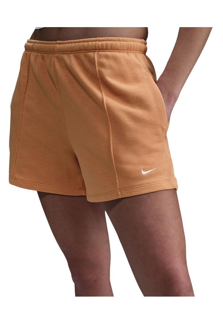 Pantaloni scurti sport dama HF6940 - Bumbac/Poliester - Portocaliu
