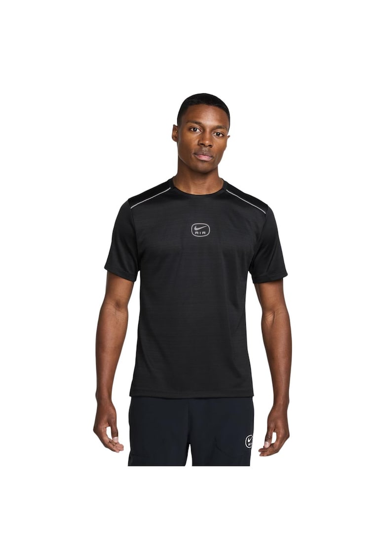 Tricou sport barbatesc croiala lejera - negru - poliester