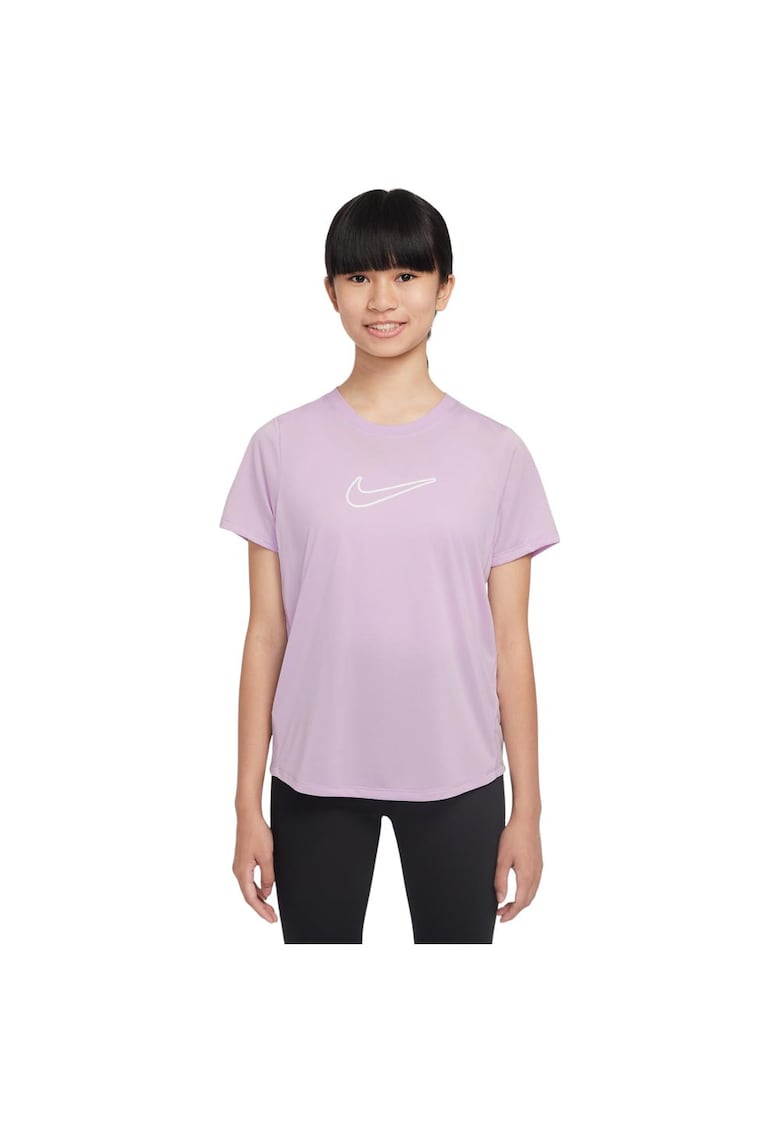 Tricou copii One Fitted - maneca scurta - violet - poliester