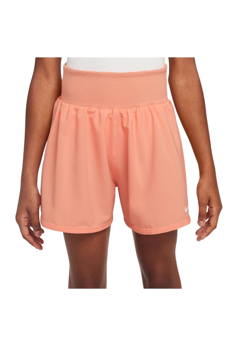 Pantaloni scurti Dri-FIT - talie elastica - portocalii - poliester