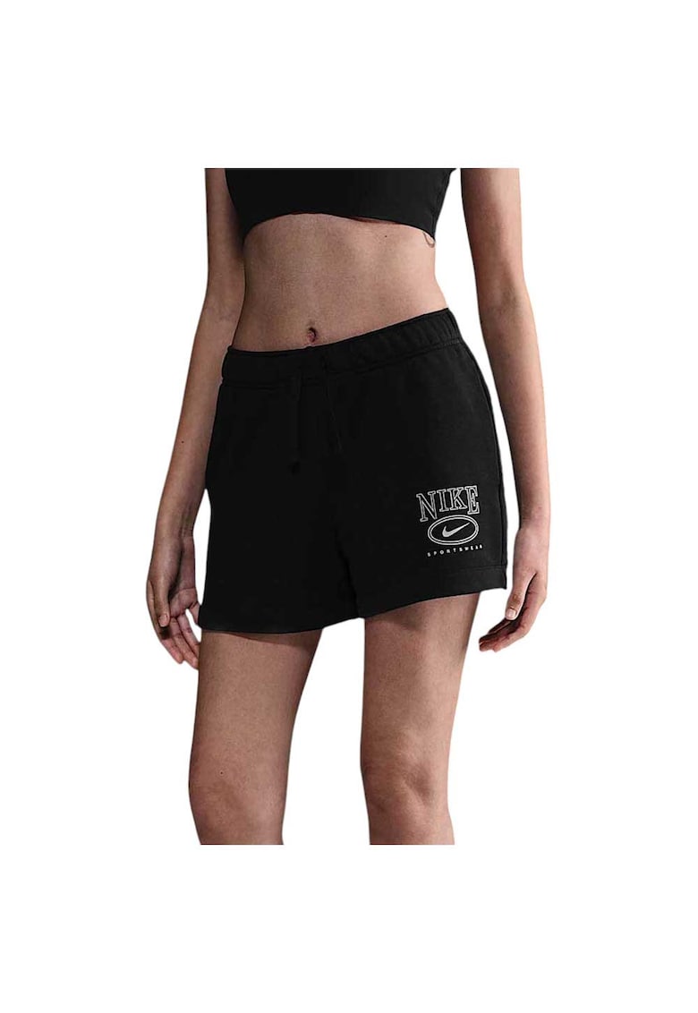 Pantaloni scurti sport dama HJ1282 - Bumbac/Poliester - Negru