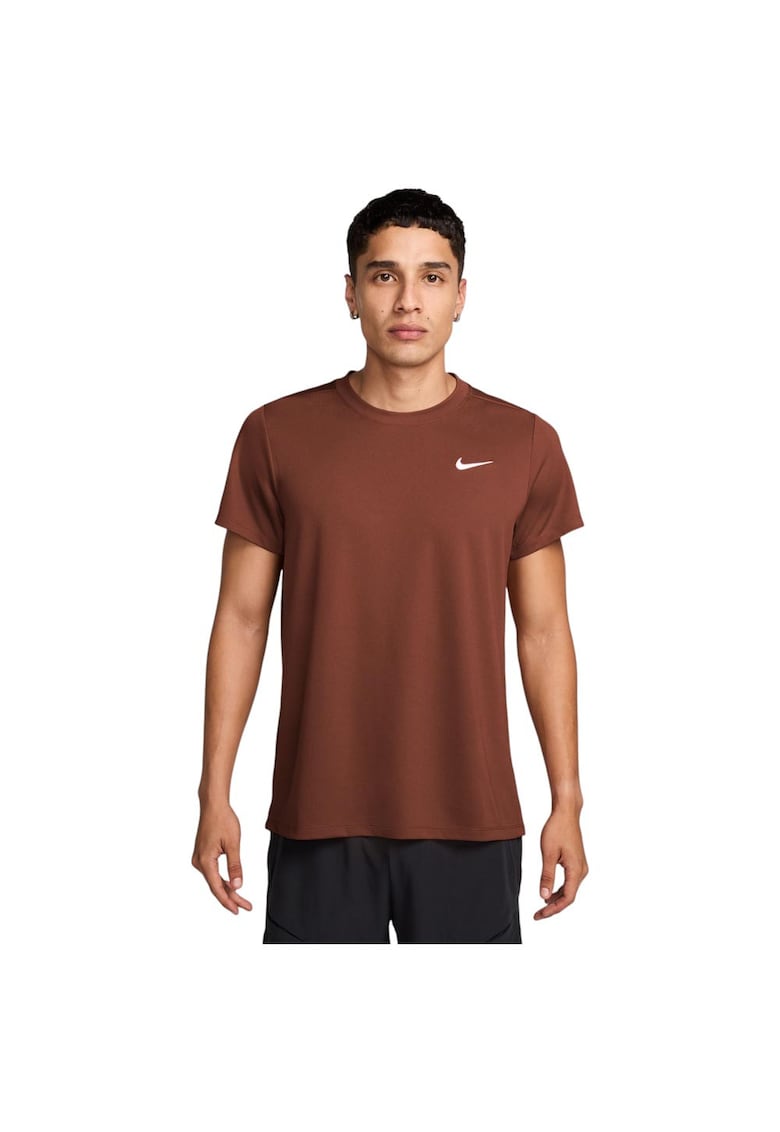 Tricou sport Victory - respirabil - elastic - maro - poliester
