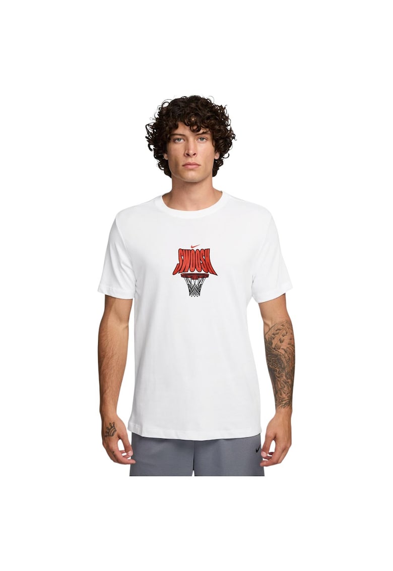 Tricou sport Dri-FIT - alb - bumbac-poliester