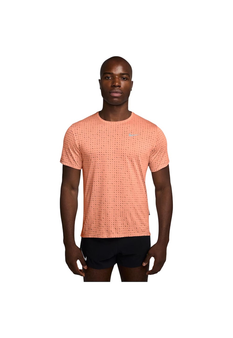 Tricou sport Miler - scurt - roz - poliester - tehnologie Dri-FIT