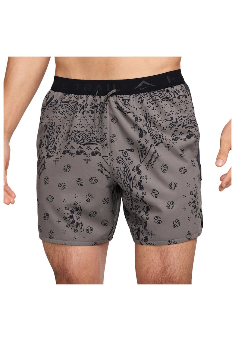 Pantaloni scurti sport pentru barbati Dri-FIT Trail - poliester - gri/negru
