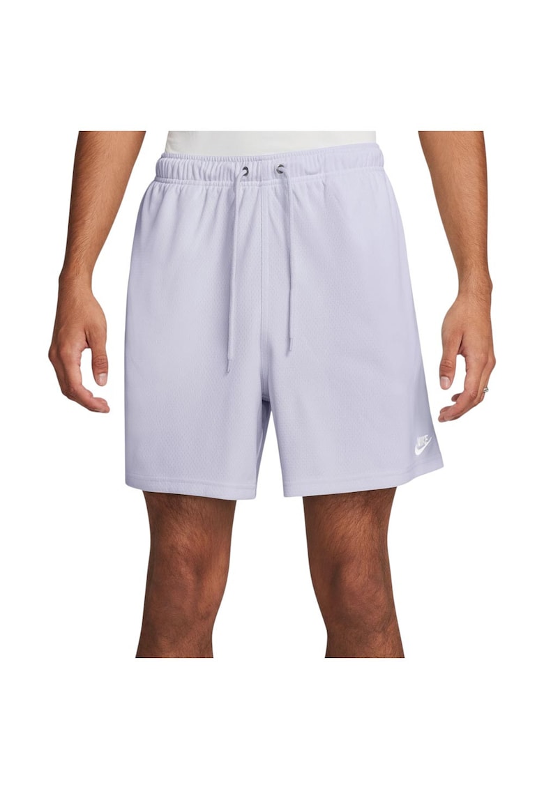 Pantaloni scurti FN3514 - talie elastica - poliester - lila