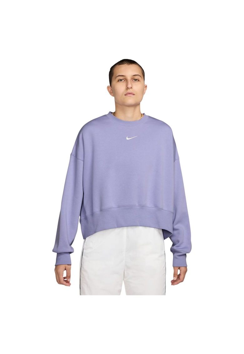 Hanorac sport dama colectia Phoenix Fleece - croiala larga - fleece - bumbac/poliester - lila