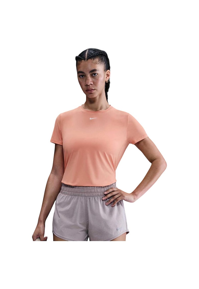 Tricou sport One Classic Dri-FIT - croiala lejera - portocaliu - poliester