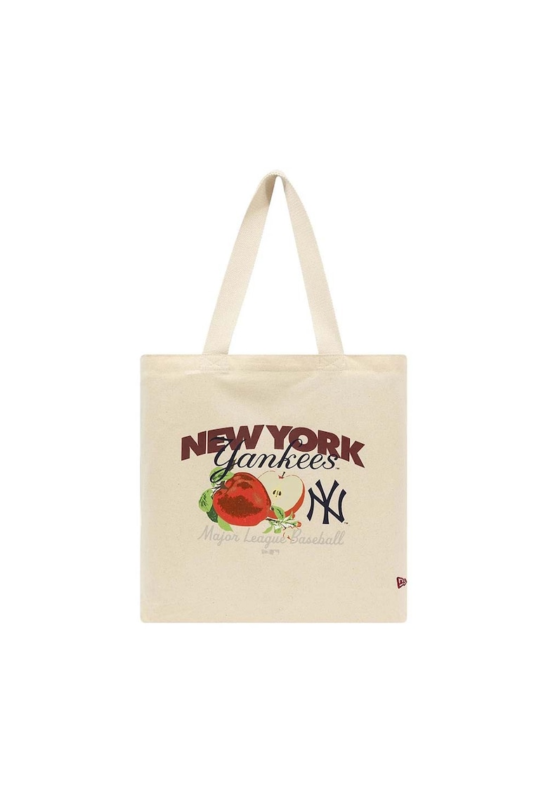 Geanta dama New York Yankees - bumbac - crem