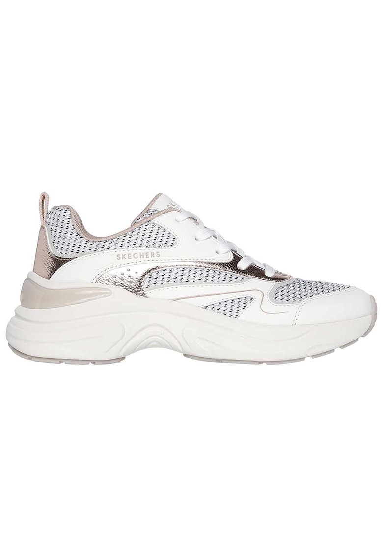 Pantofi sport dama - plasa/sintetic - alb