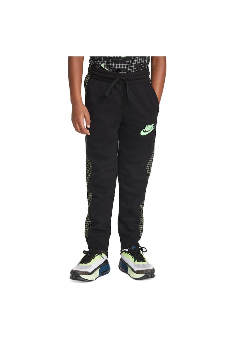 Pantaloni sport copii - bumbac - negru -