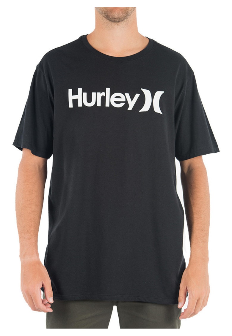 Tricou barbati - One And Only - solid - negru - bumbac