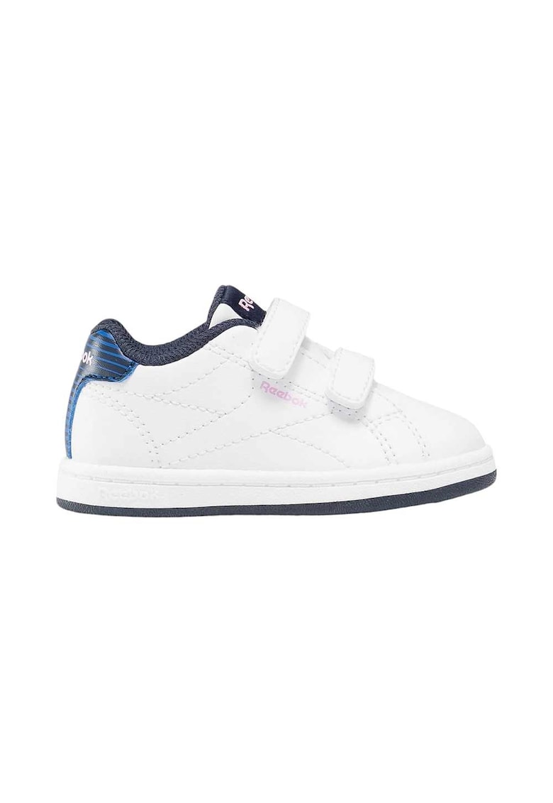 Pantofi sport copii - albastru alb - curele VELCRO - sintetic