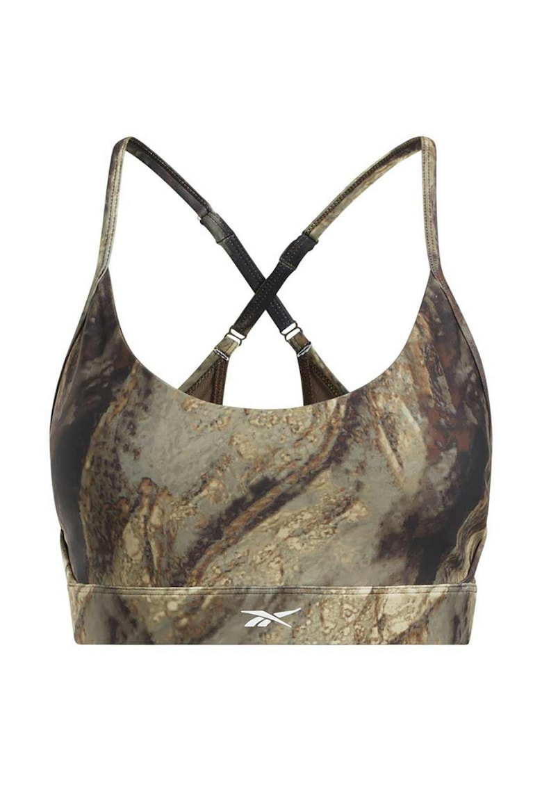 Bustiera sport 100205808 - Poliester/Elastan - Maro -