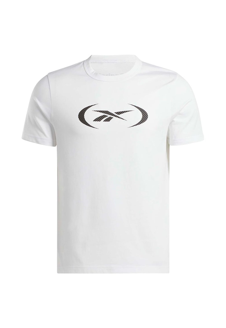 Tricou sport barbati - alb - bumbac - decolteu rotund