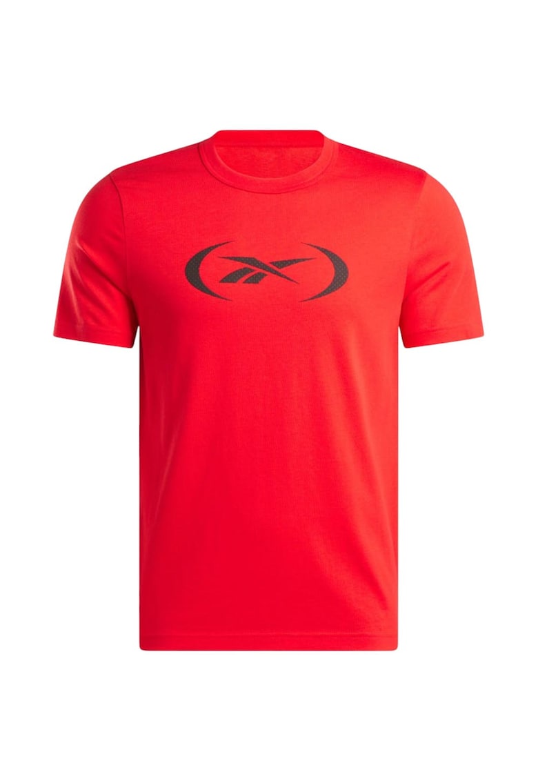 Tricou sport barbati - rosu - bumbac - maneca scurta