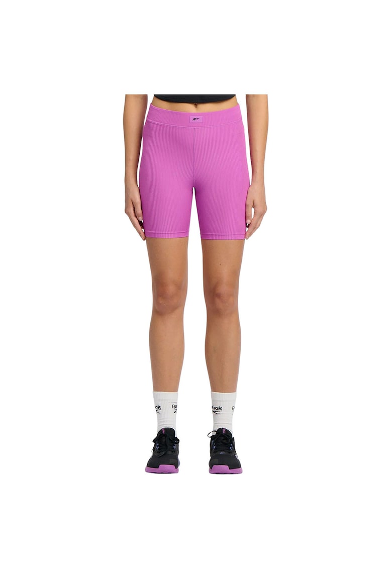 Pantaloni scurti ciclism 100214298 - Poliester - Rosu inchis