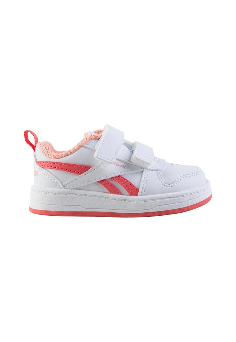 Pantofi sport copii - Royal Prime 2.0 - piele sintetica - talpa din cauciuc - inchidere cu velcro - alb/portocaliu