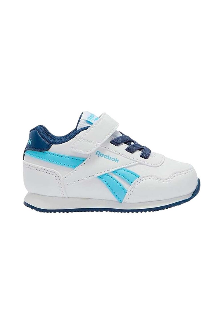 Pantofi sport copii Royal Jog 3.0 - piele sintetica - talpa din cauciuc - inchidere velcro - confortabili - alb/albastru