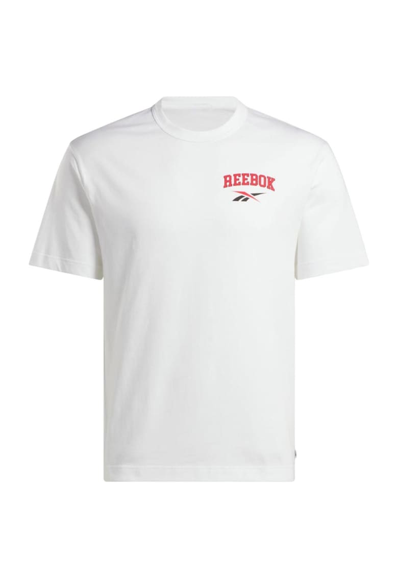 Tricou sport barbati 100218838 - Bumbac - Alb -
