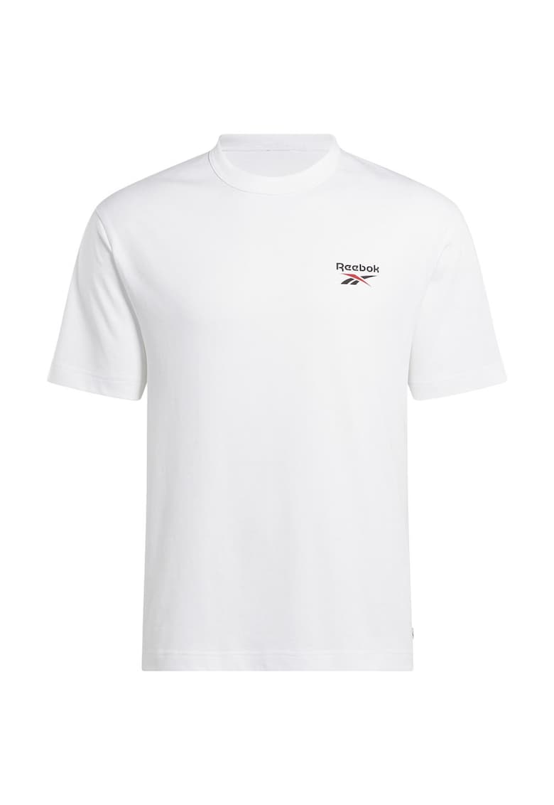 Tricou sport barbati 100218844 - Bumbac - Alb -