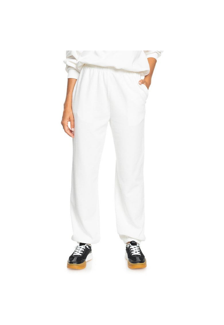 Pantaloni sport dama Days Go By - alb - material confortabil