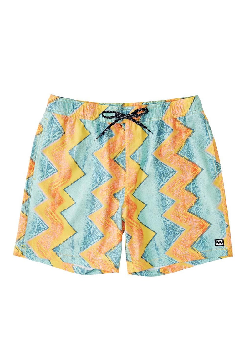 Costum de baie Sundays Layback - 17"" - barbati - galben/verde