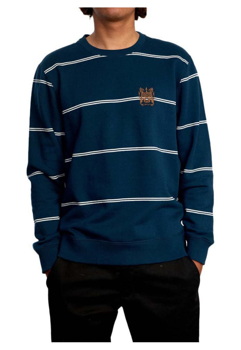 Bluza barbati Camden - bleumarin - guler rotund
