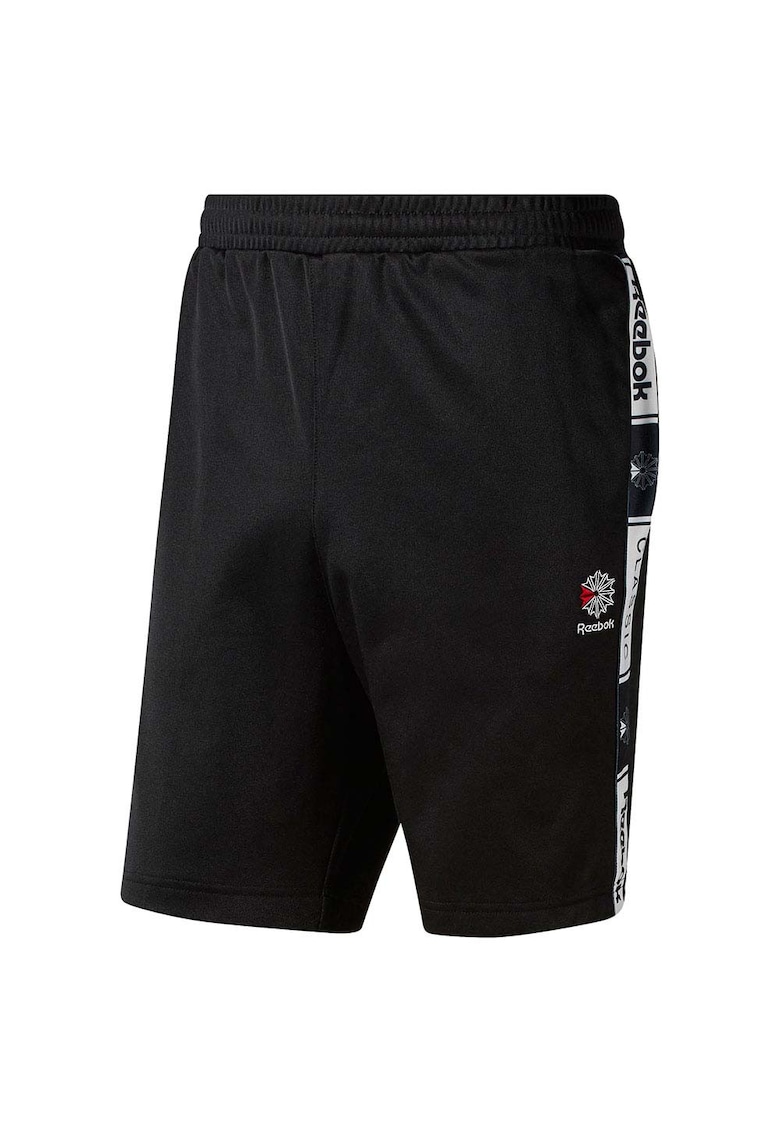Pantaloni scurti sport barbati bumbac/poliester - negru -
