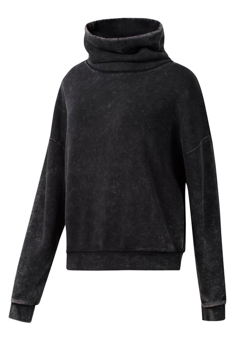 Tricou sport dama - maneca lunga - negru - fitness