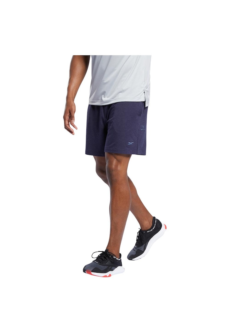 Pantaloni scurti sport barbati viscoza/elastan/poliester - bleumarin