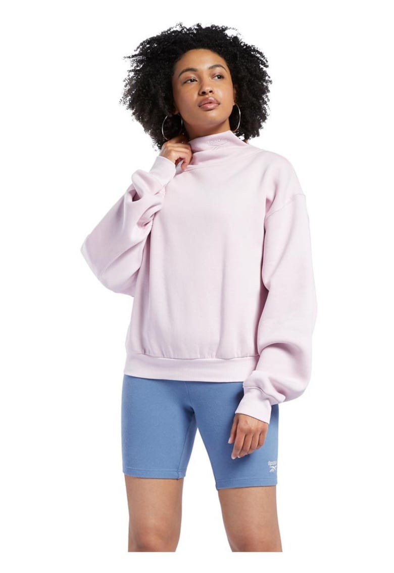 Hanorac sport Cozy Fleece - dama - roz - bumbac organic/fleece