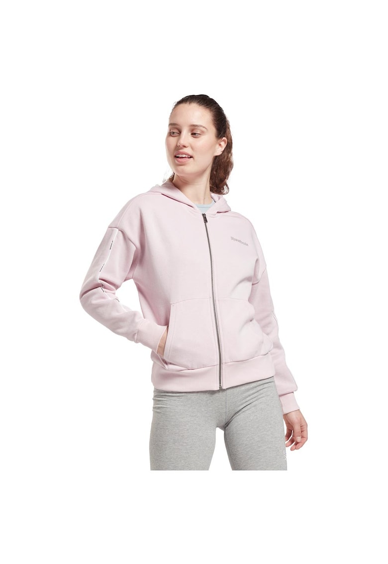 Hanorac sport dama GS9345 - Roz - Bumbac/Fleece