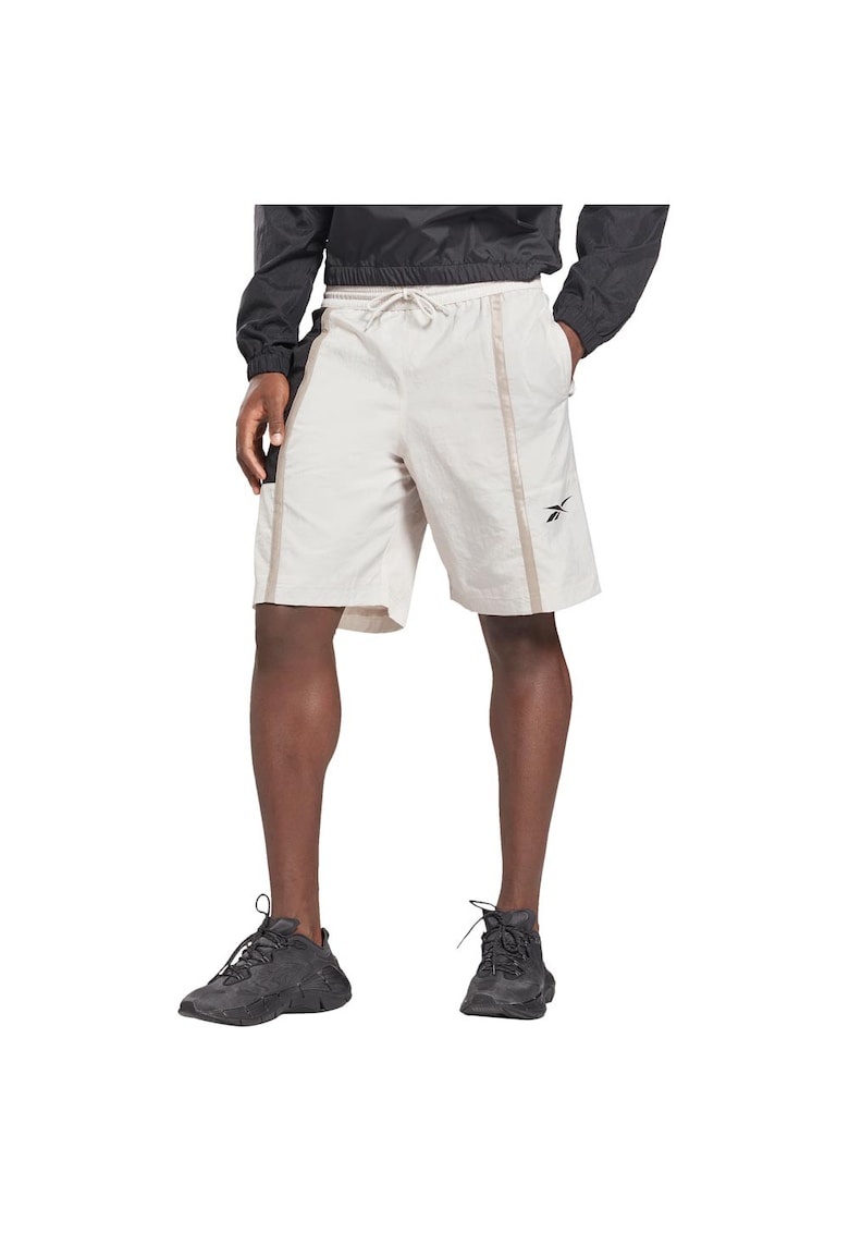 Pantaloni sport barbati impermeabili - nylon - alb