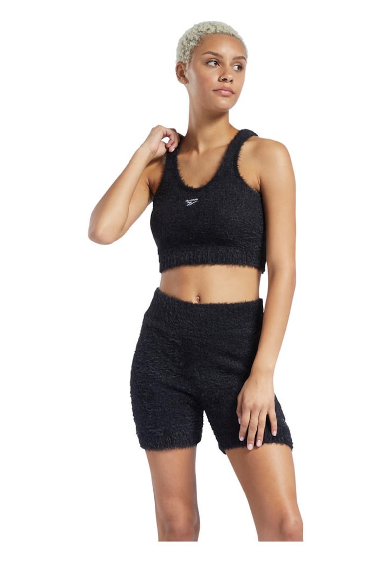 Bustiera sport mulata - neagra - 100% poliester - senzatie moale