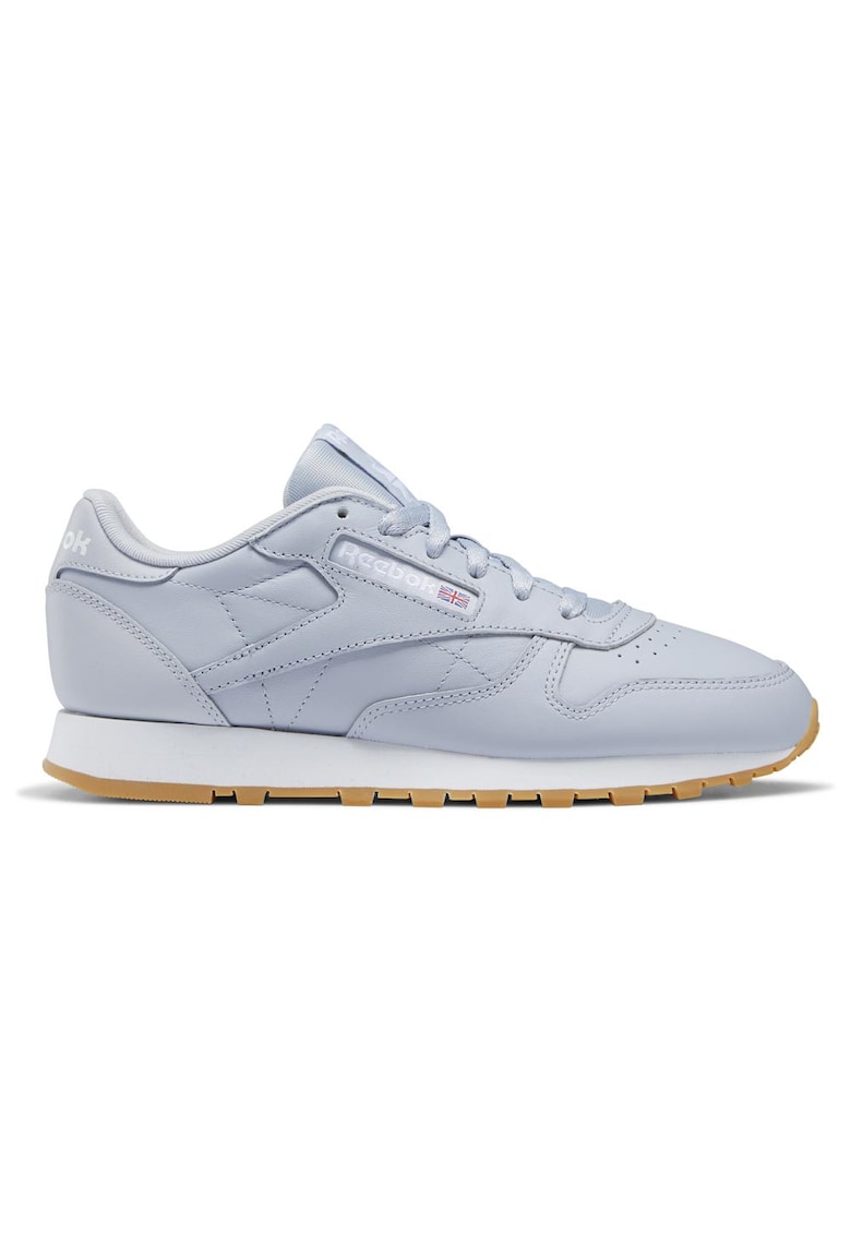 Pantofi sport Classic Leather - gri - piele naturala - stil minimalist
