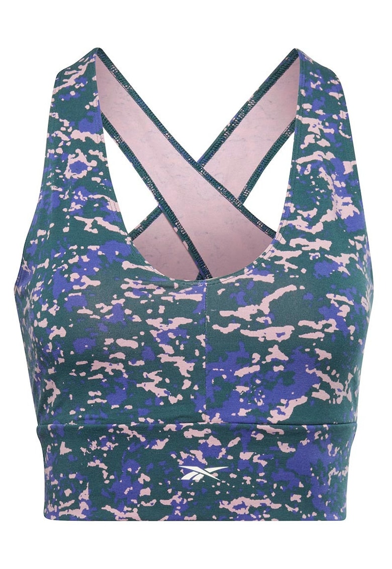 Bustiera sport model Safari - sustinere usoara - multicolor - bumbac