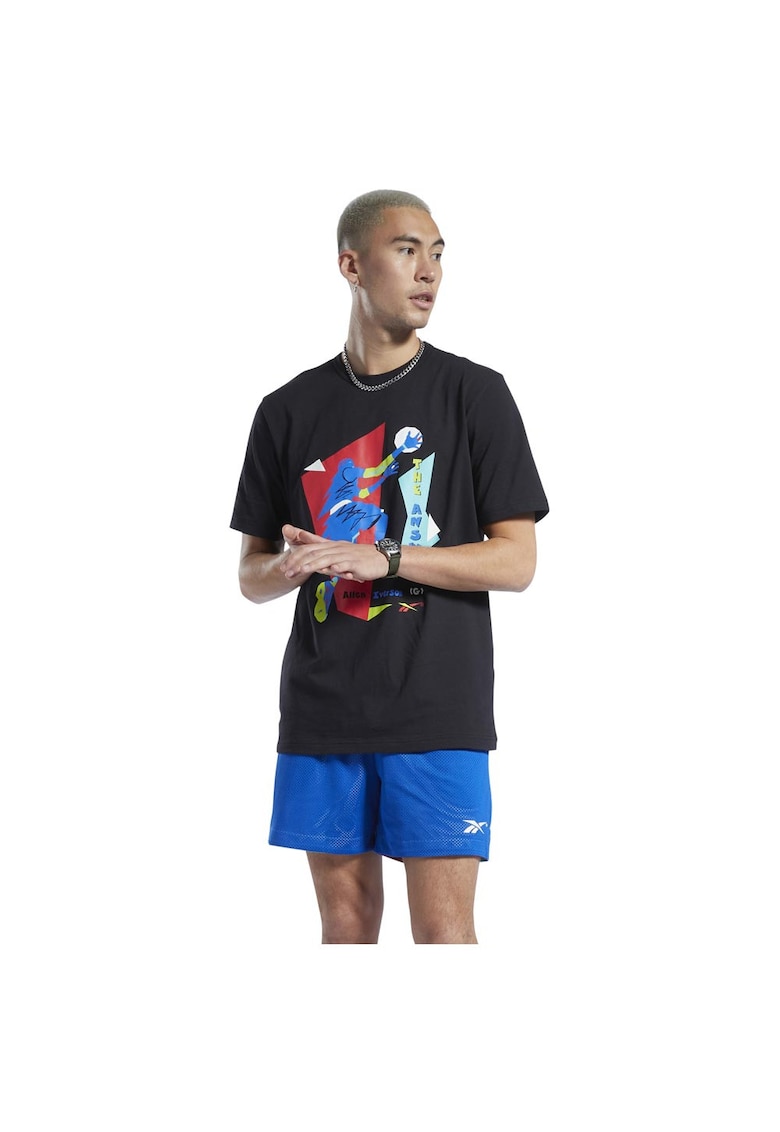 Tricou sport barbati HL0077 - Bumbac - Negru