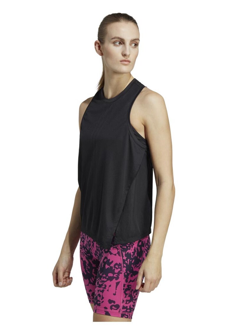 Maiou sport Adidas - AEROREADY - respirabil - negru - din materiale reciclate -