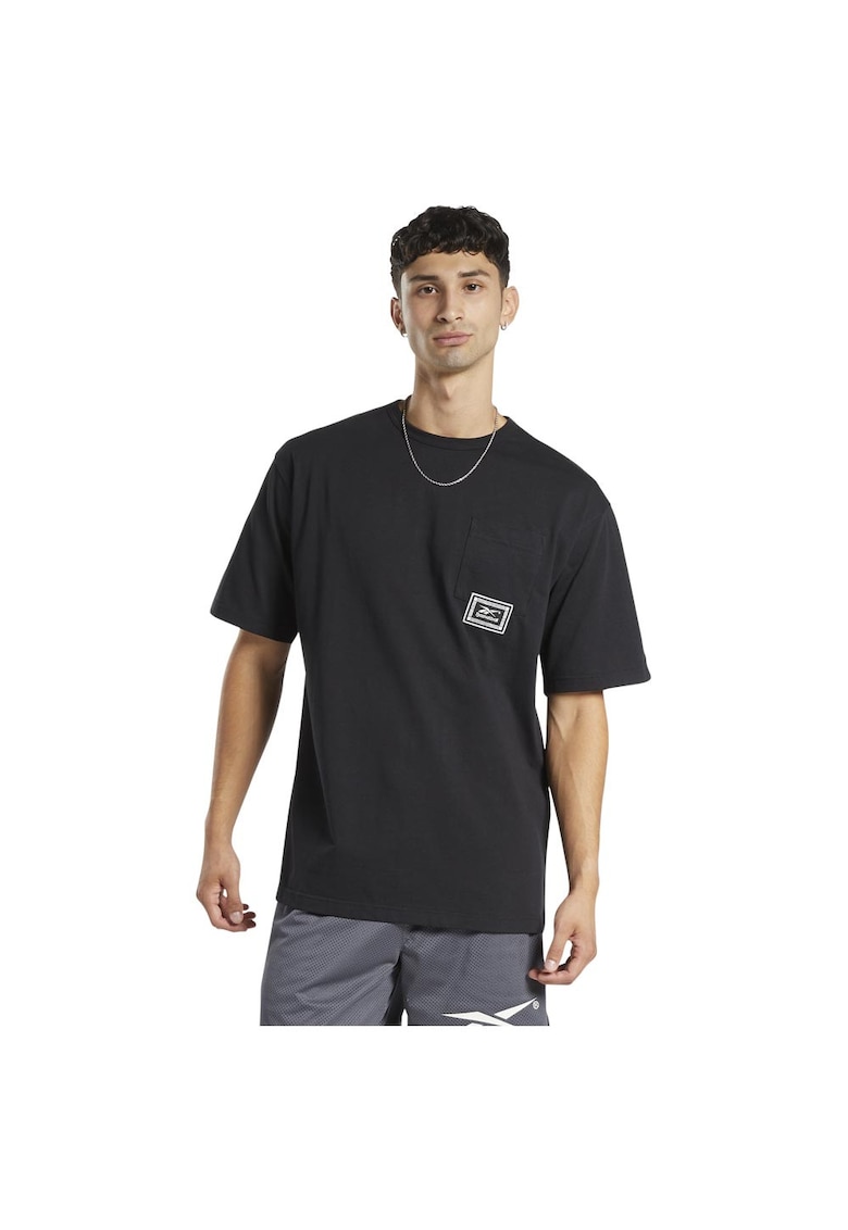 Tricou sport barbati HU2012 - Bumbac - Negru -