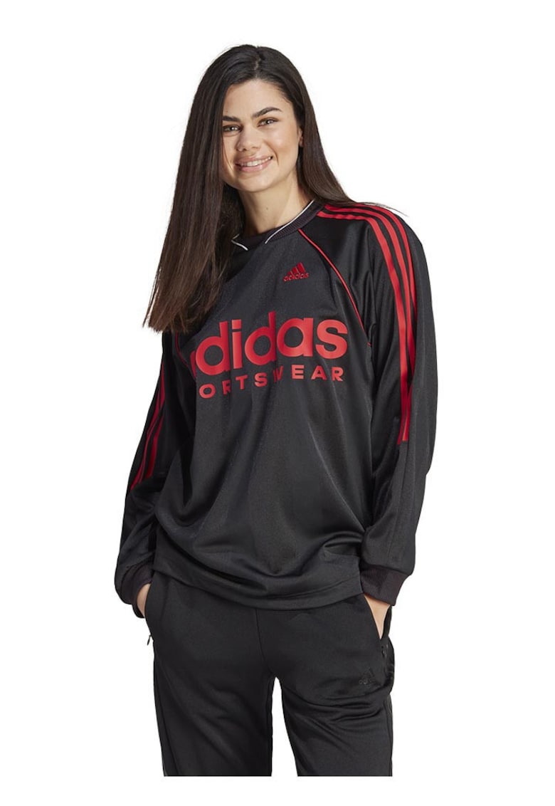 Tricou sportiv - Adidas - croiala lejera - negru - poliester reciclat